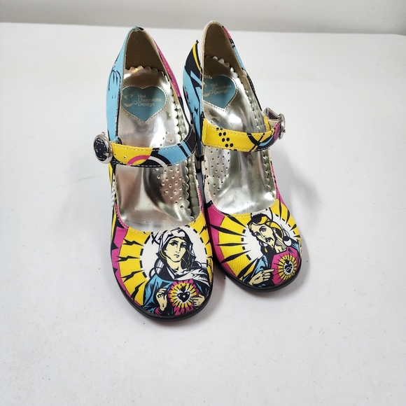 Hot Chocolate Design Mary & Jesus Mary Jane Heels - Picture 5 of 8